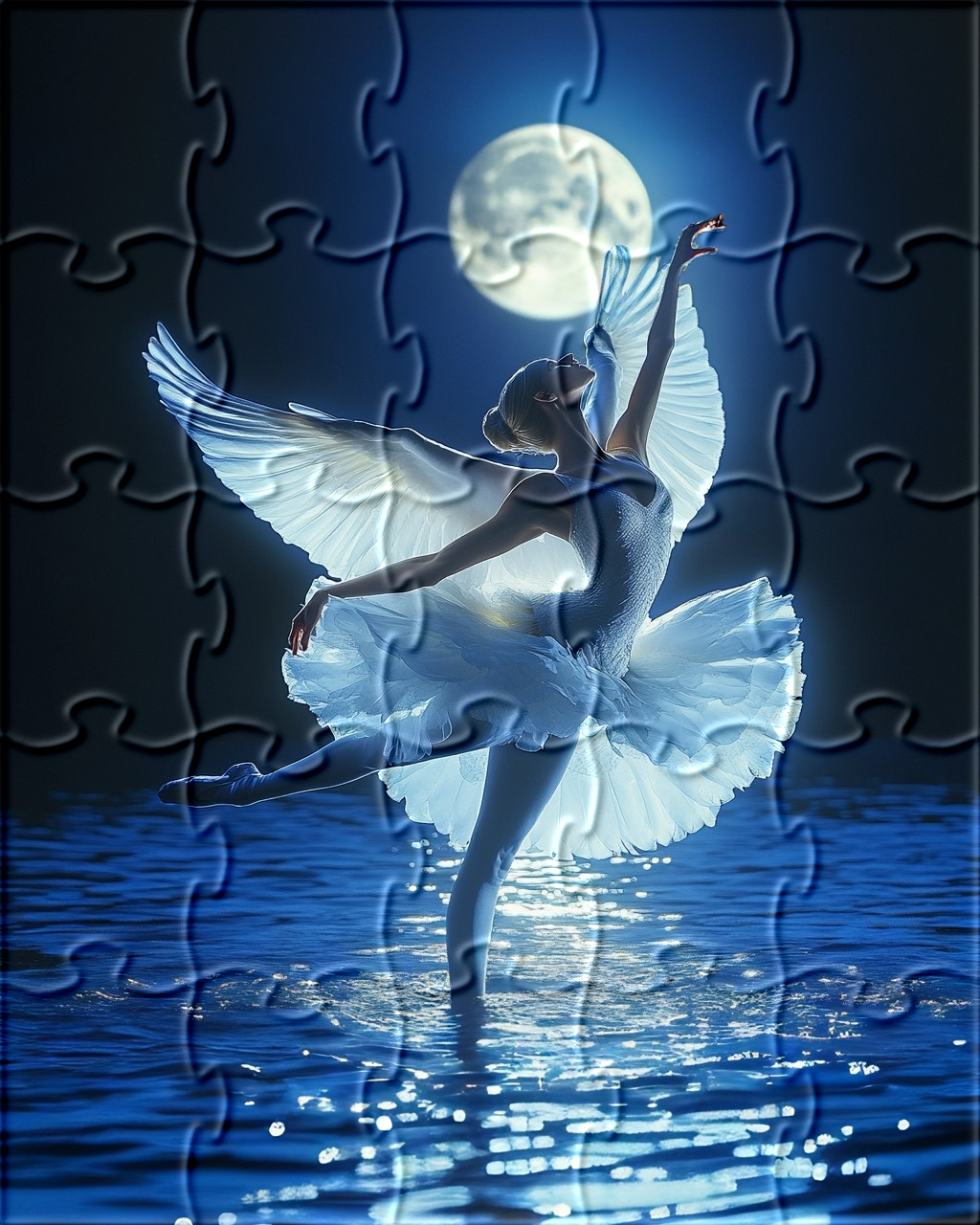 Ballet Dancer on Swan Lake Puzzle
