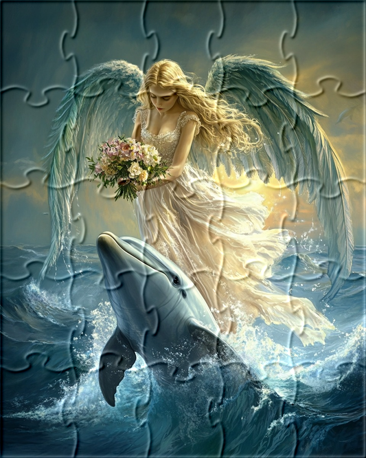 Angel and Dolphin Puzzle