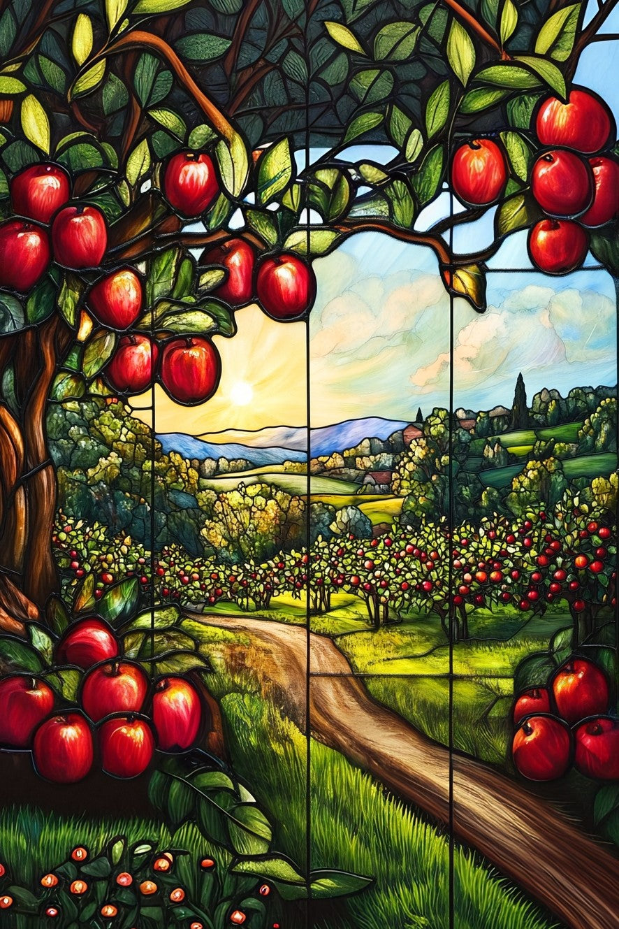Abstract Apple Trees Puzzle