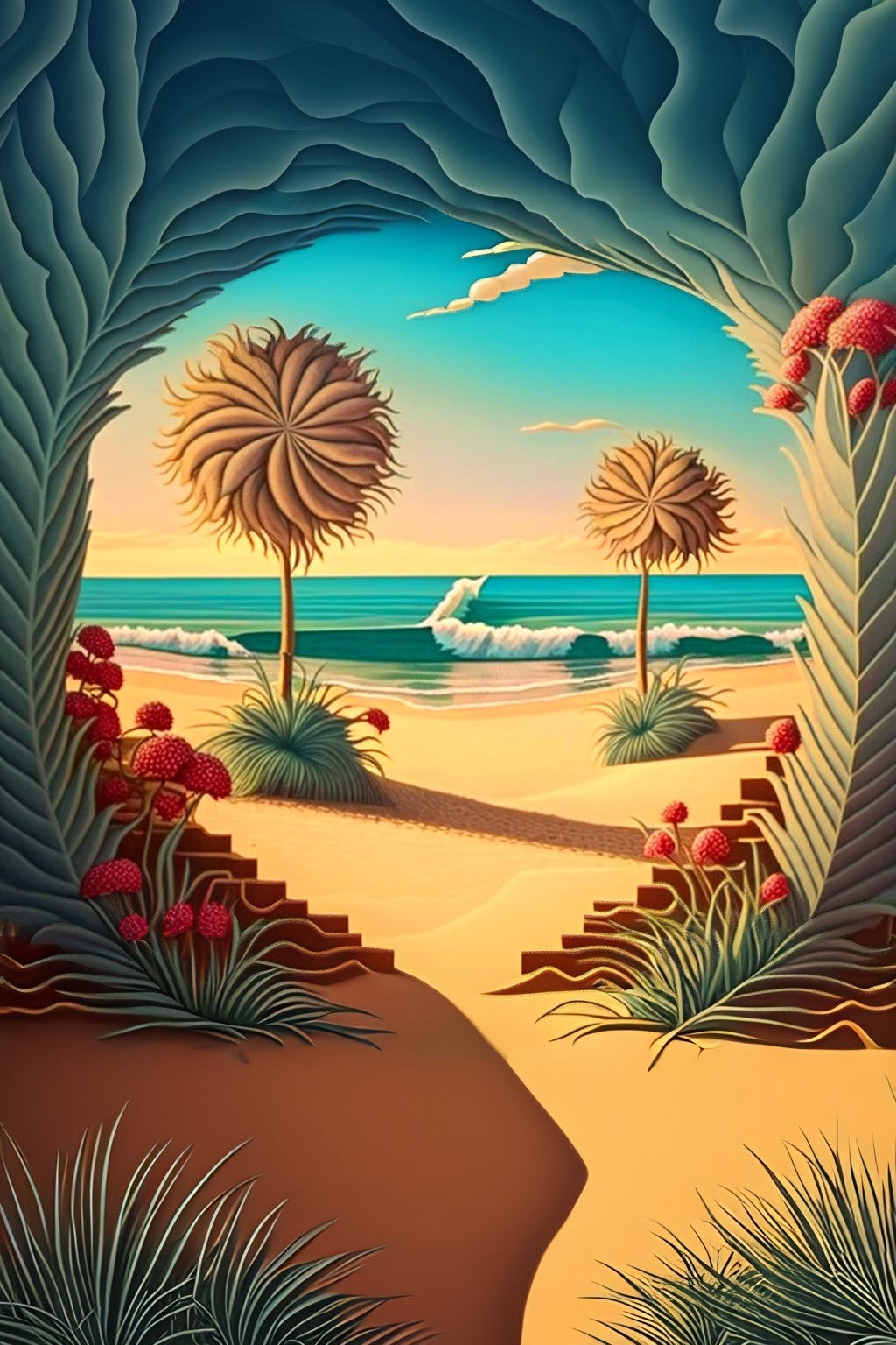 Abstract Beach Puzzle