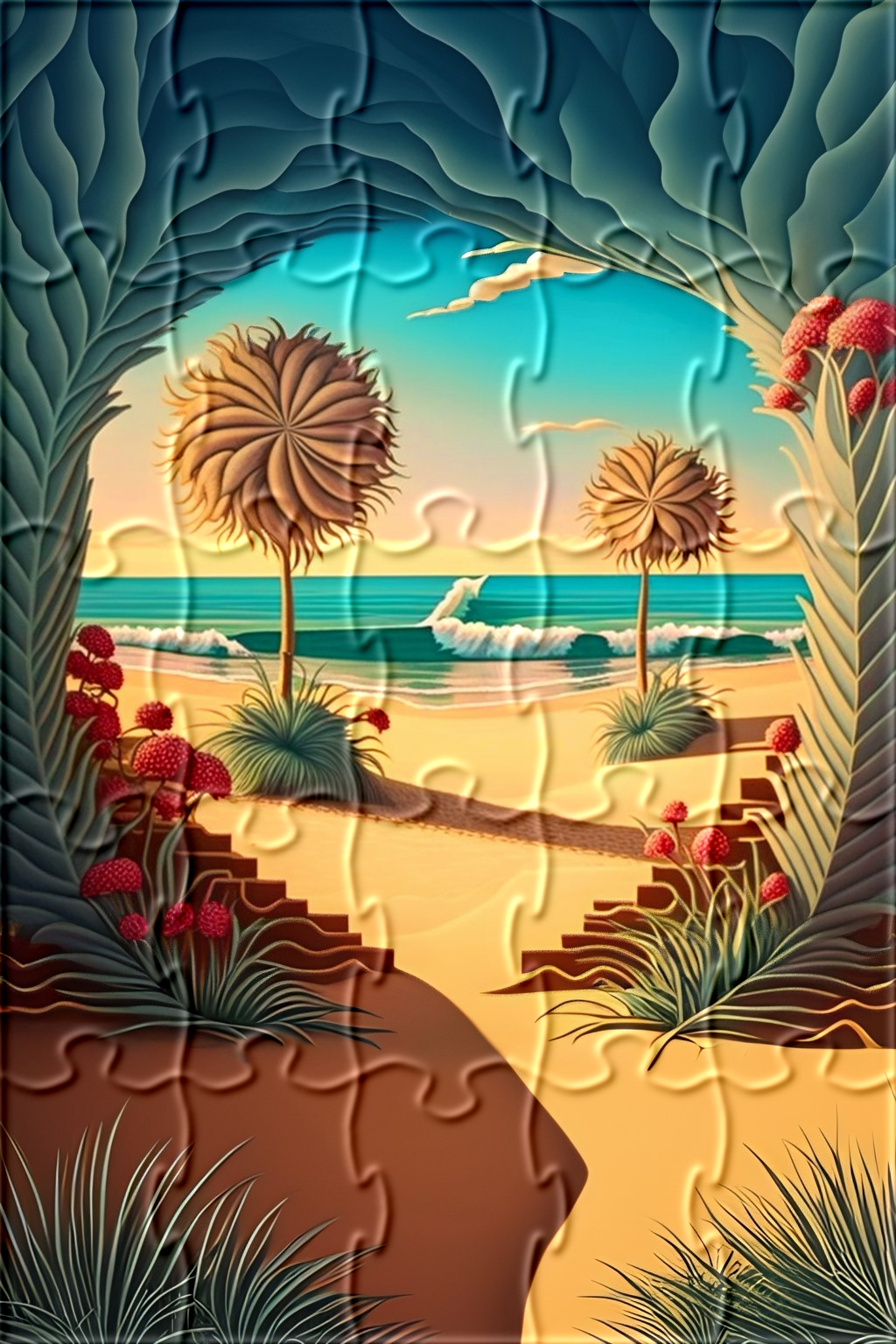 Abstract Beach Puzzle