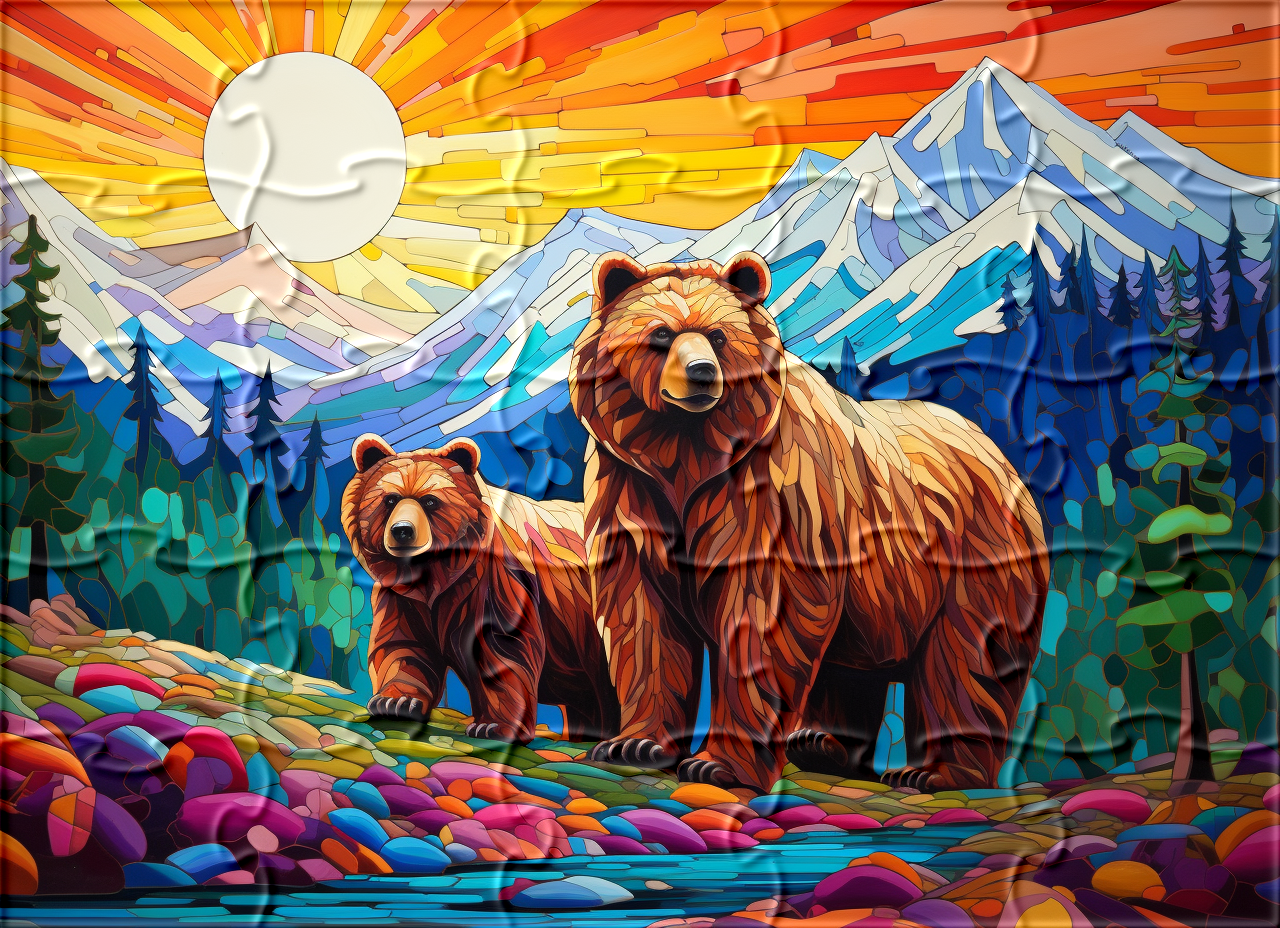 Abstract Bears in the Sun Puzzle