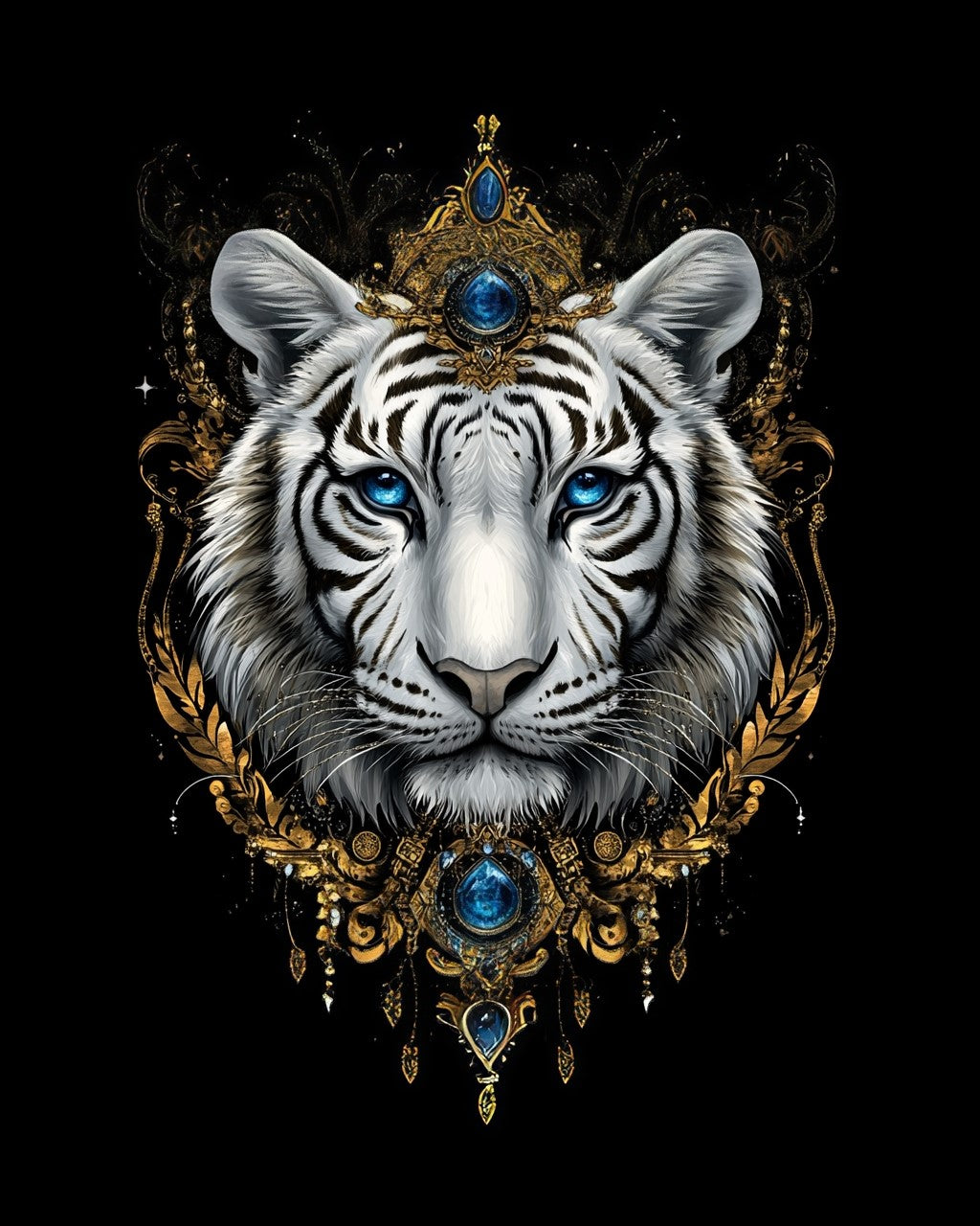 Sapphire Eye White Tiger Puzzle