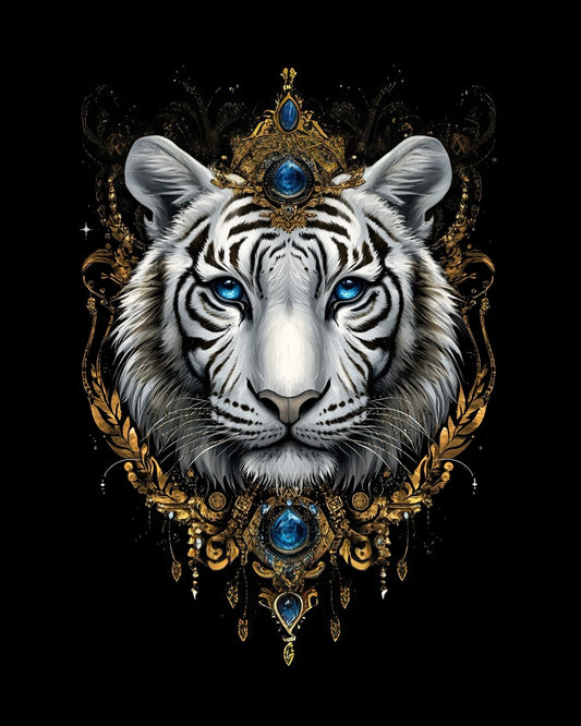 Sapphire Eye White Tiger Puzzle