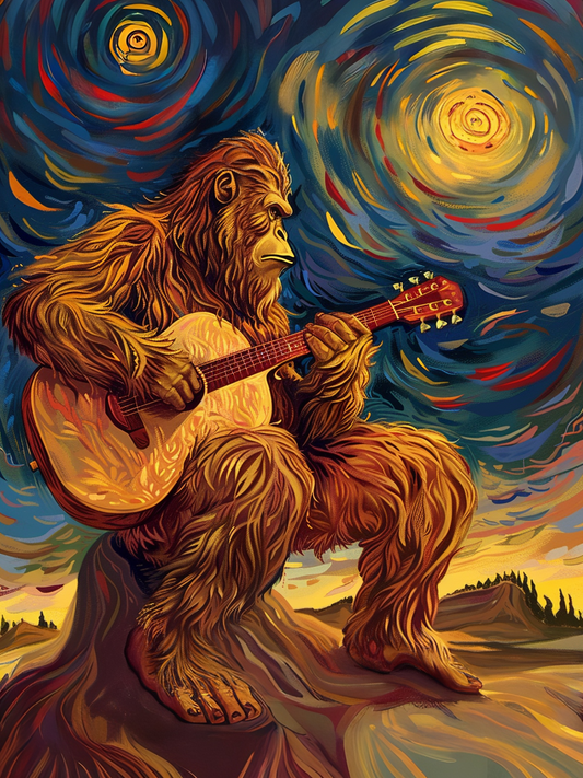 Bigfoot and Guitar Puzzle