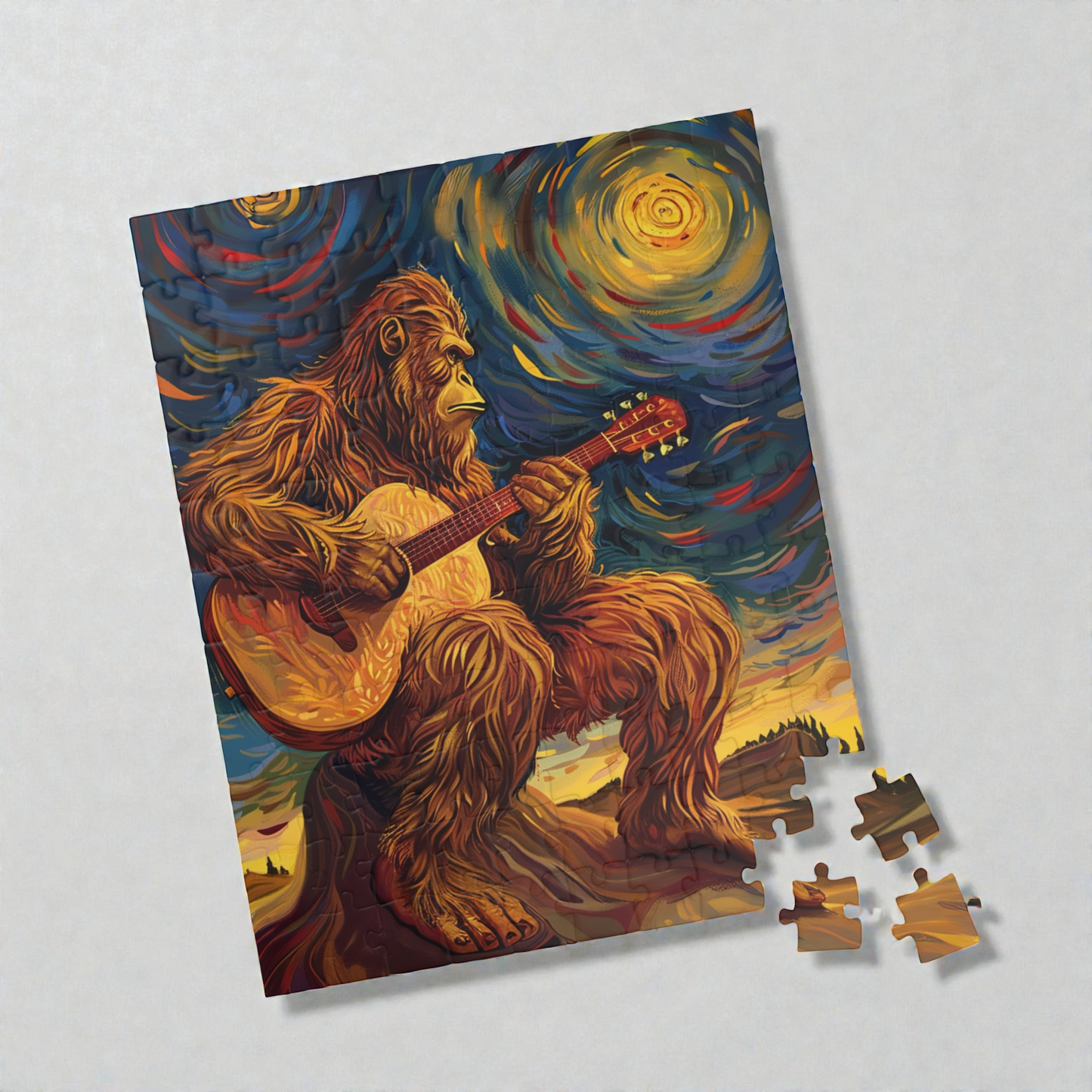 Bigfoot and Guitar Puzzle