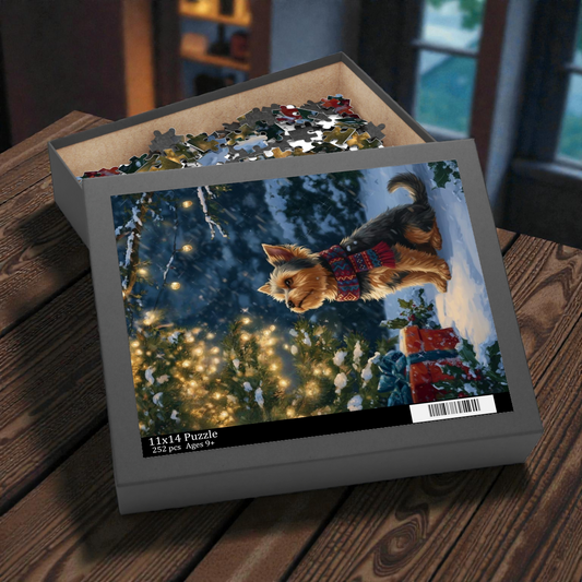 Standing By The Tree Yorkshire Terrier Puzzle