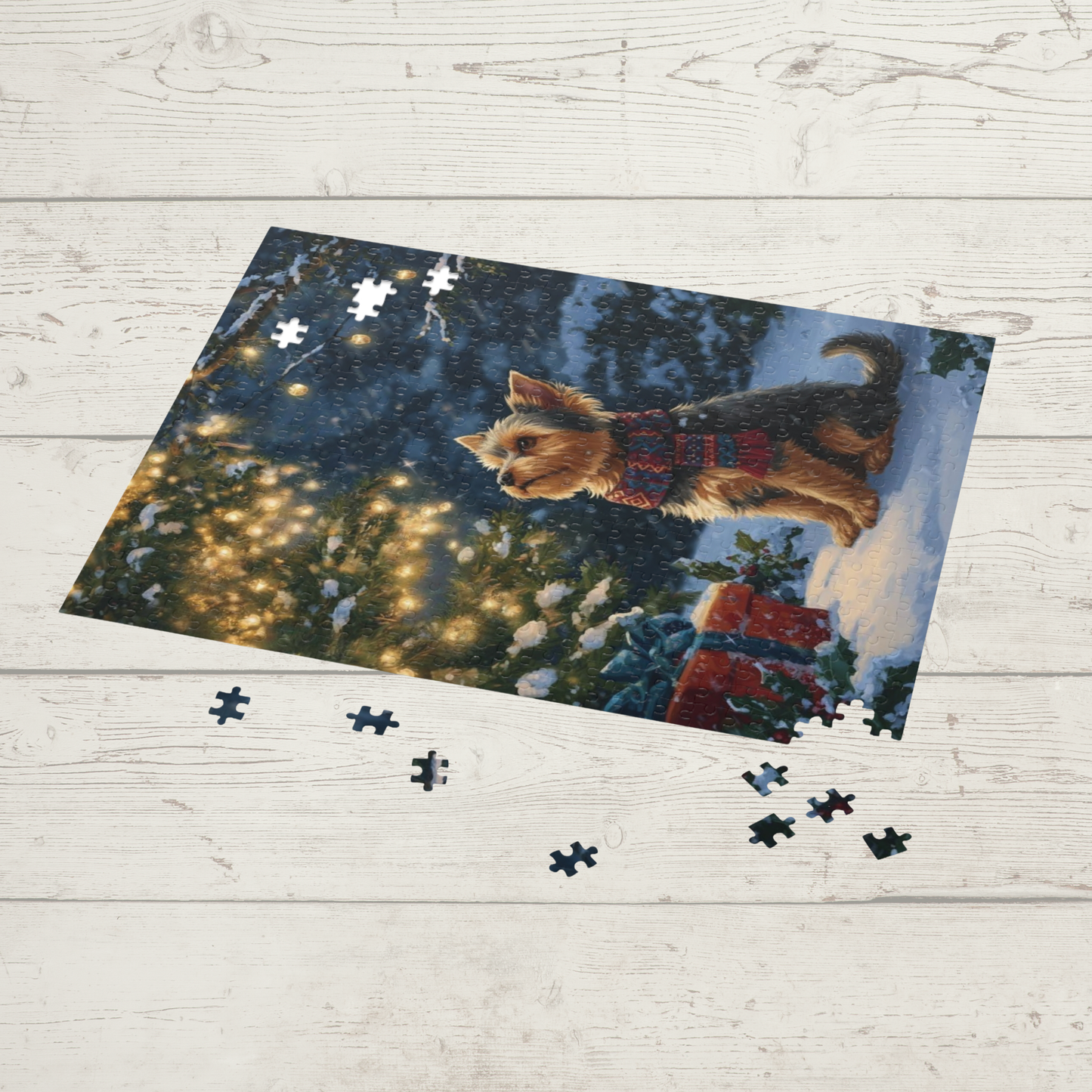Standing By The Tree Yorkshire Terrier Puzzle