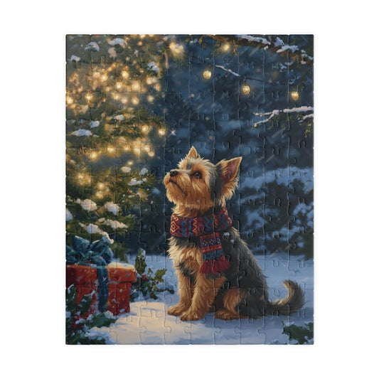 Standing By The Tree Yorkshire Terrier Puzzle