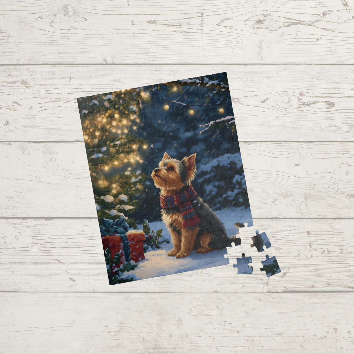 Standing By The Tree Yorkshire Terrier Puzzle