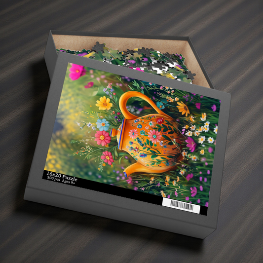 Floral Teapot Puzzle