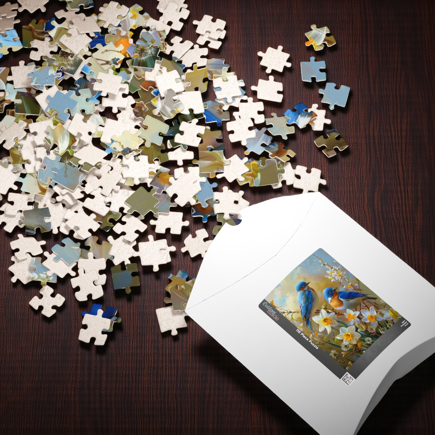 Blue Birds and Daffodils Puzzle