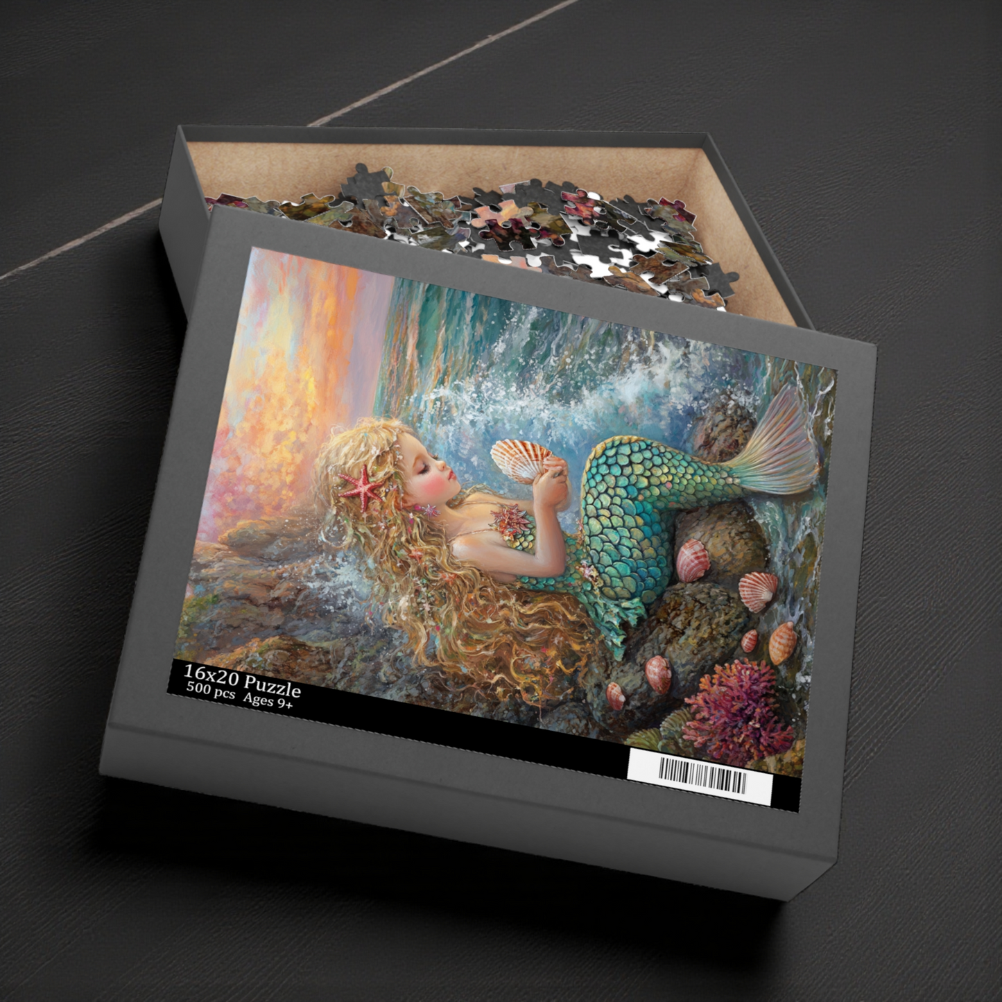 Mermaid Seashell Puzzle