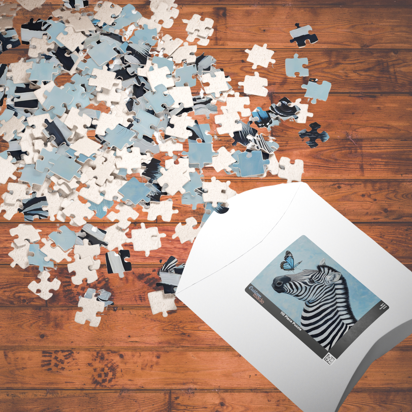 Zebra and Butterfly Puzzle