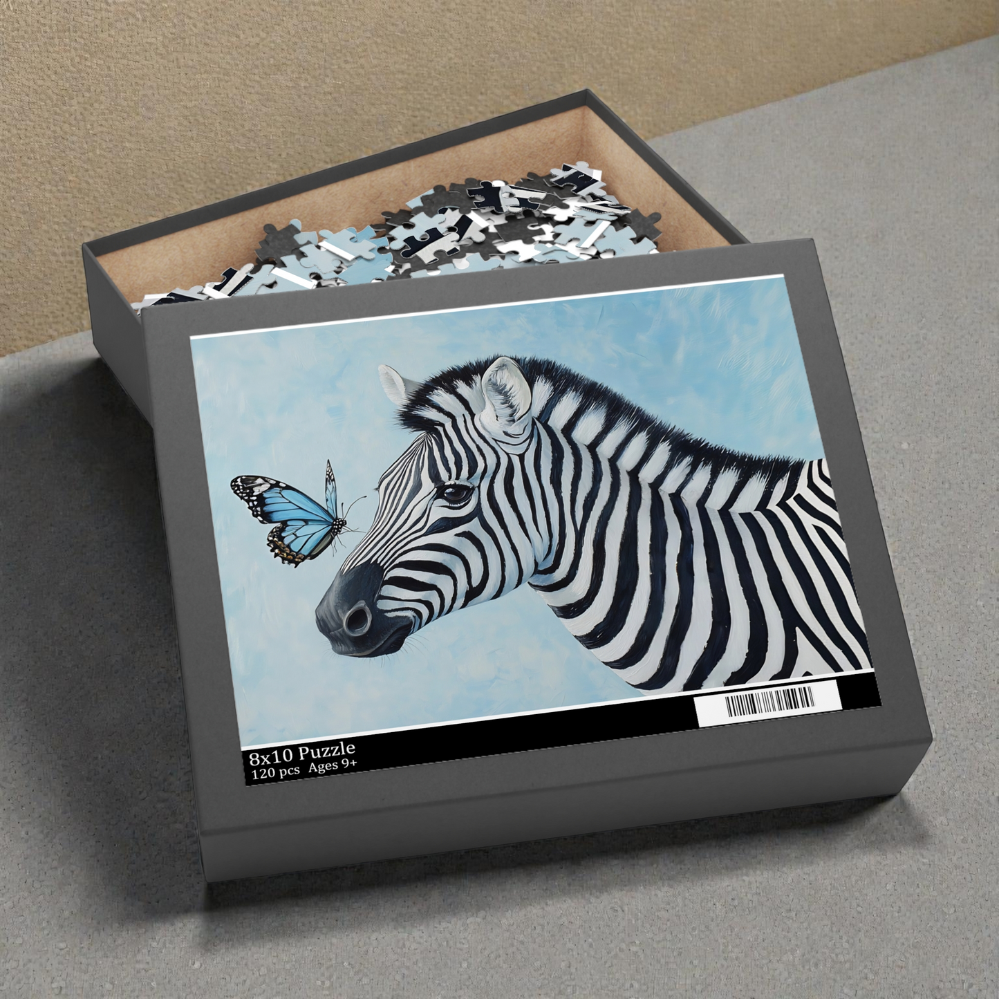 Zebra and Butterfly Puzzle