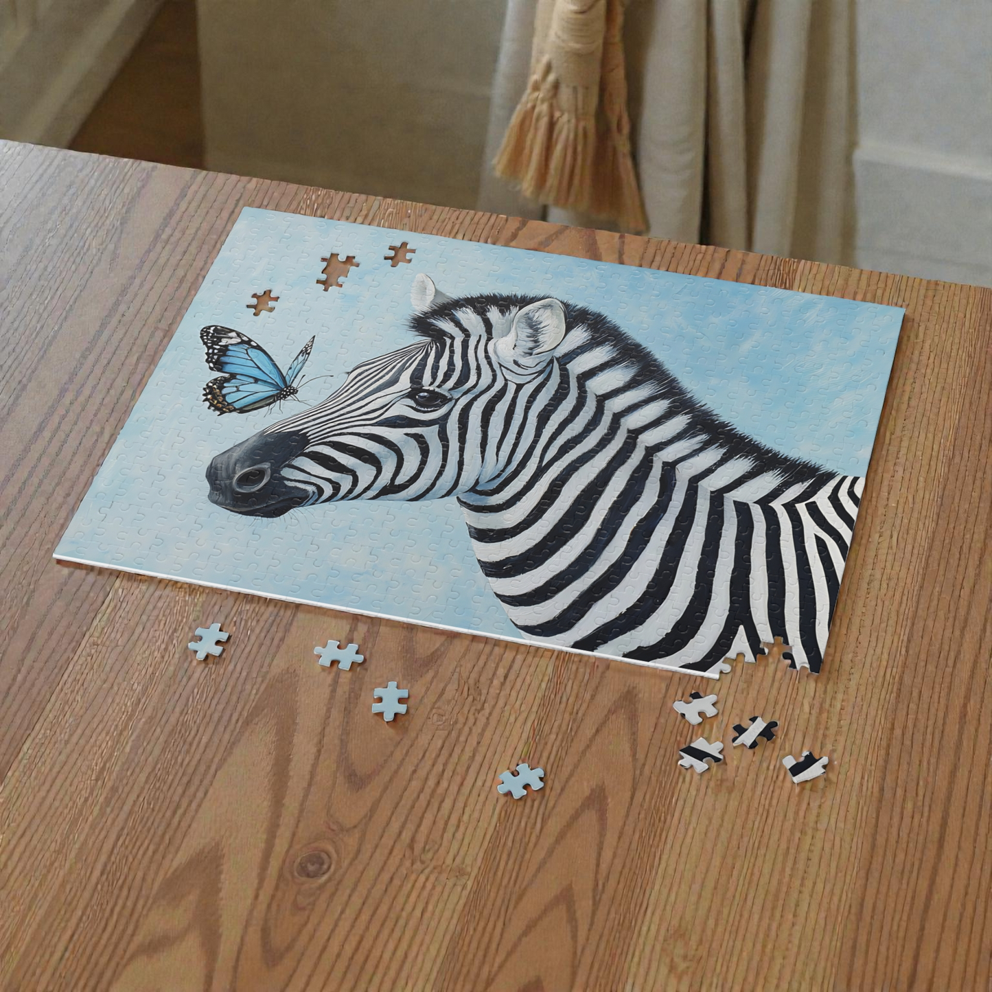 Zebra and Butterfly Puzzle