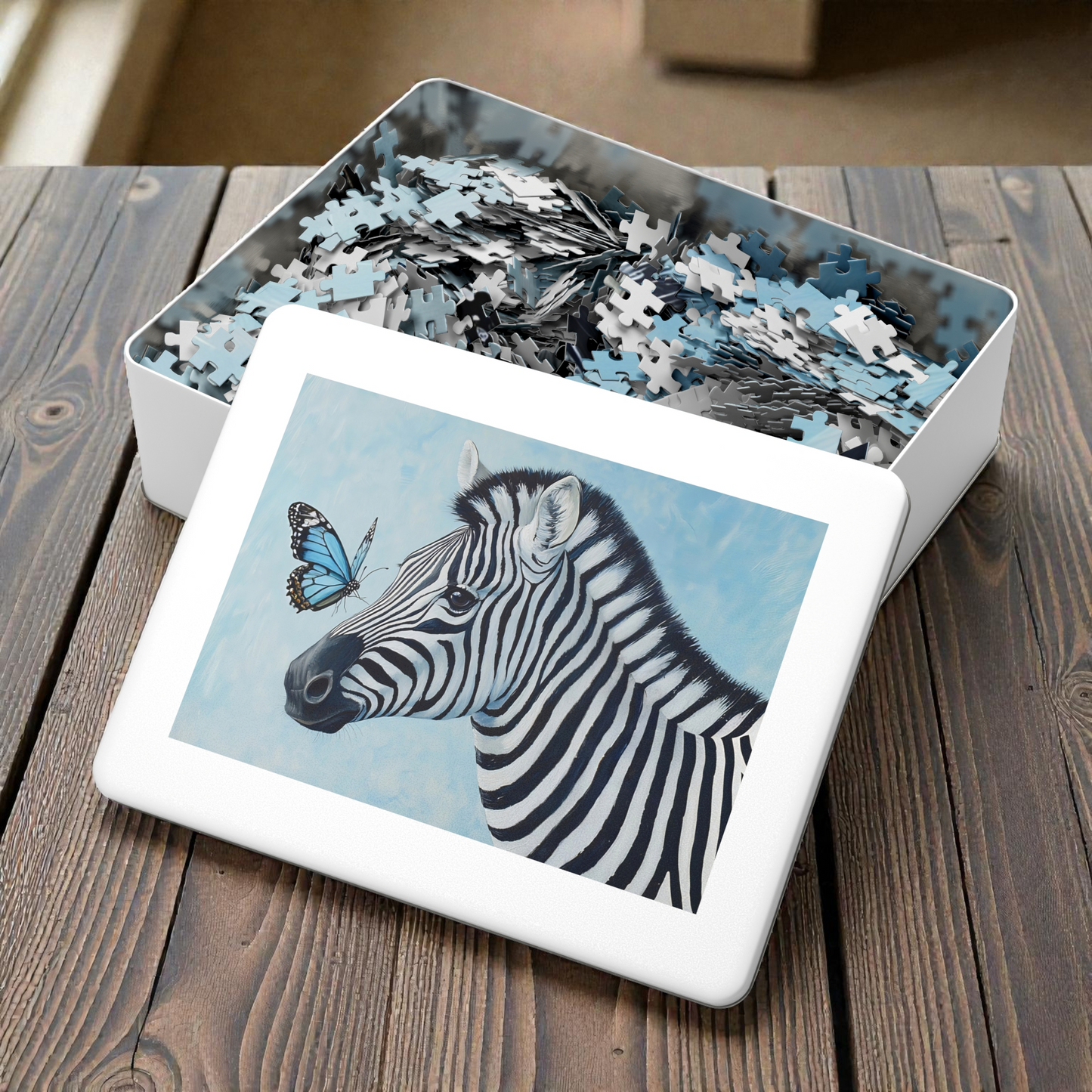 Zebra and Butterfly Puzzle